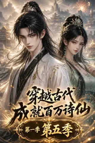 《穿越古代成就百万诗仙第一季第五季（153集）（夸克网盘）》短剧封面