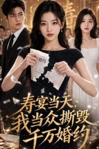 《寿宴当天，我当众撕毁千万婚约（55集）AI短剧（夸克网盘）》短剧封面