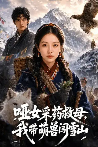 《哑女采药救母，我带萌兽闯雪山（82集）（夸克网盘）》短剧封面