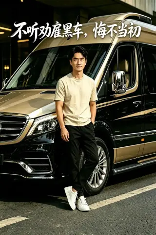 《不听劝雇黑车，悔不当初（38集）AI短剧 (2026)》短剧封面