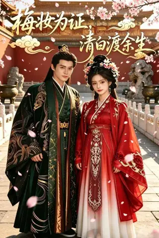 《梅妆为证，清白渡余生（47集）AI短剧（夸克网盘）》短剧封面