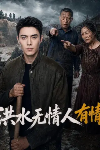 《洪水无情人有情（56集）AI短剧（百度网盘）》短剧封面