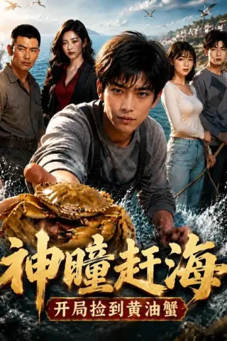 《神瞳赶海开局捡到黄油蟹（136集）（夸克网盘）》短剧封面