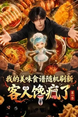 《我的美味食谱随机刷新，客人馋疯了第一季（98集）（夸克网盘）》短剧封面