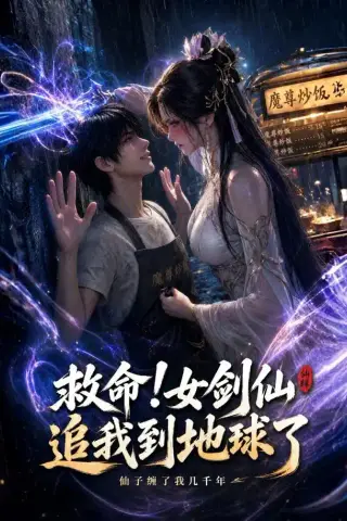 《救命!女剑仙追我到地球了（120集）（夸克网盘）》短剧封面