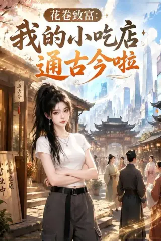 《花卷致富：我的小吃店通古今啦（89集）（百度网盘）》短剧封面
