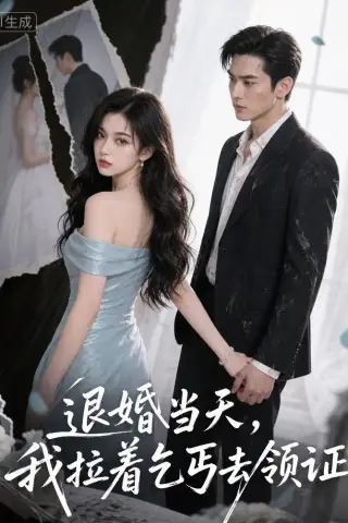 《退婚当天，我拉着乞丐去领证（54集）AI短剧（夸克网盘）》短剧封面