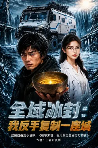 《全域冰封：我反手复刻一座城（70集）AI短剧（百度网盘）》短剧封面