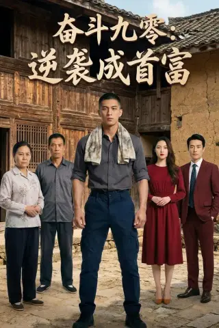 《奋斗九零：逆袭成首富（47集）AI短剧（夸克网盘）》短剧封面