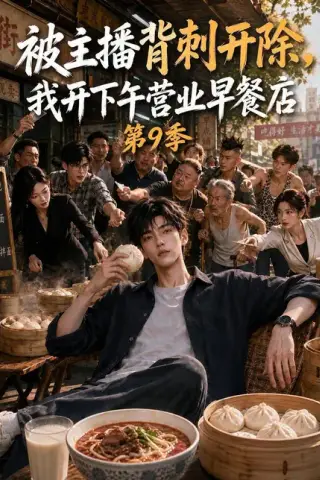 《被主播背刺开除，我开下午营业早餐店第9季（114集）（夸克网盘）》短剧封面