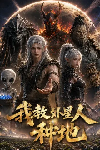《我教外星人种地（58集）AI短剧（夸克网盘）》短剧封面