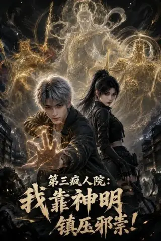 《第三疯人院：我靠神明镇压邪祟！（62集）（夸克网盘）》短剧封面