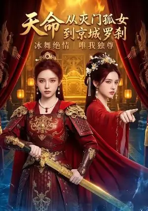 《天命:从灭门孤女到京城罗刹(60集)(夸克网盘)》短剧封面