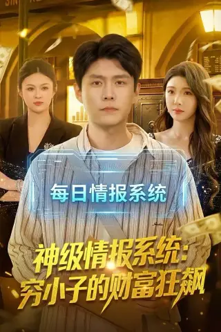 《神级情报系统：穷小子的财富狂飙（100集）韩雨轩＆刘金妍（夸克网盘）》短剧封面