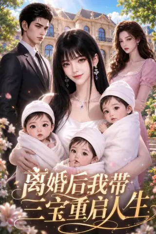 《离婚后我带三宝重启人生（45集）（夸克网盘）》短剧封面