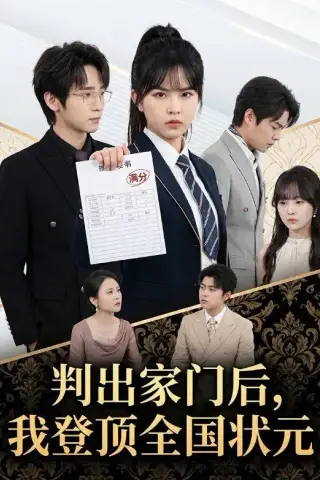 《判出家门后，我登顶全国状元（60集）晓渝＆肖子铭（夸克网盘）》短剧封面