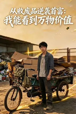 《从收废品逆袭首富：我能看到万物价值（60集）AI短剧（夸克网盘）》短剧封面
