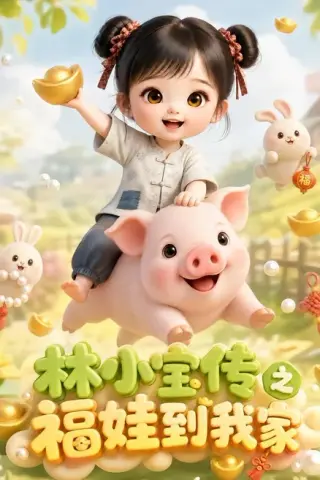 《林小宝传之福娃到我家（74集）（夸克网盘）》短剧封面
