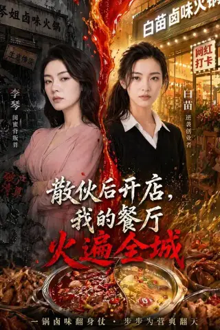 《散伙后开店，我的餐厅火遍全城（40集）（夸克网盘）》短剧封面