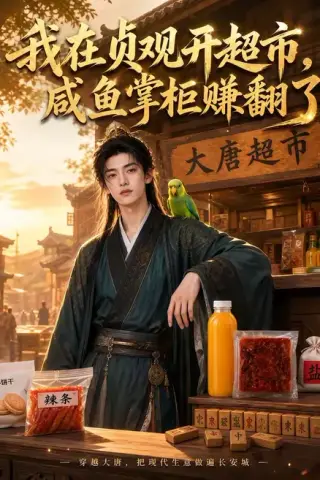 《我在贞观开超市，咸鱼掌柜赚翻了（57集）（夸克网盘）》短剧封面