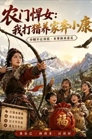 《农门悍女：我打猎养家奔小康（70集）（夸克网盘）》短剧封面