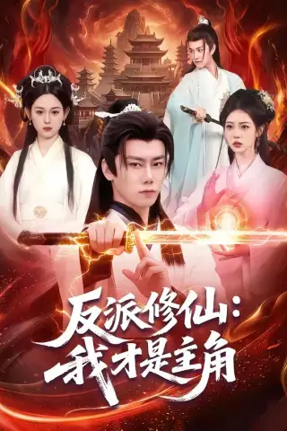 《反派修仙：我才是主角（100集）李咏昊＆李叶繁（夸克网盘）》短剧封面