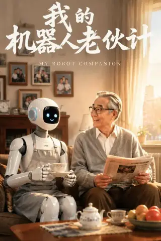 《我的机器人老伙计（44集）AI短剧（夸克网盘）》短剧封面