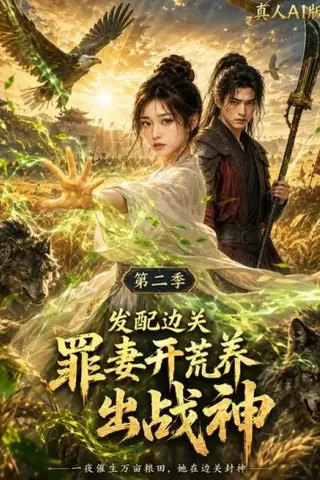《发配边关罪妻开荒养出战神真人AI版第二季（49集）（百度网盘）》短剧封面