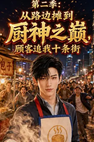 《第二季从路边摊到厨神之巅，顾客追我十条街（104集）（百度网盘）》短剧封面