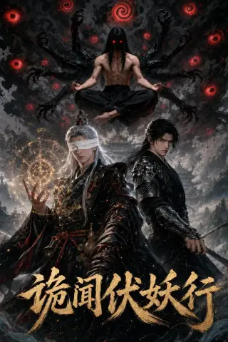 《诡闻伏妖行（34集）AI短剧 (2026)》短剧封面