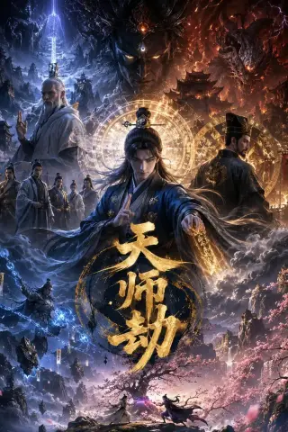 《天师劫（59集）动漫（夸克网盘）》短剧封面