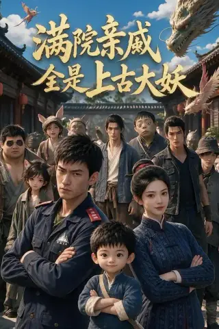 《满院亲戚全是上古大妖（63集）（夸克网盘）》短剧封面