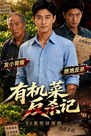 《有机菜反杀记（40集）AI短剧（夸克网盘）》短剧封面