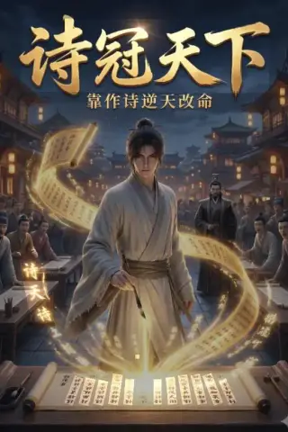 《诗冠天下：靠作诗逆天改命（52集）动漫（夸克网盘）》短剧封面