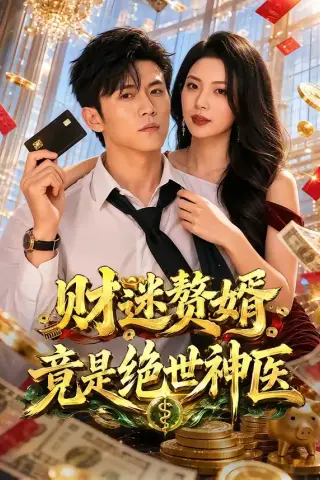 《财迷赘婿竟是绝世神医（75集）姜菲烟＆方晨楦（夸克网盘）》短剧封面