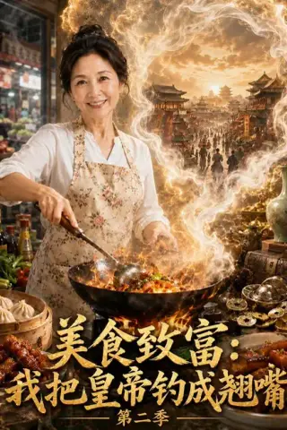 《美食致富：我把皇帝钓成翘嘴第二季（106集）（夸克网盘）》短剧封面