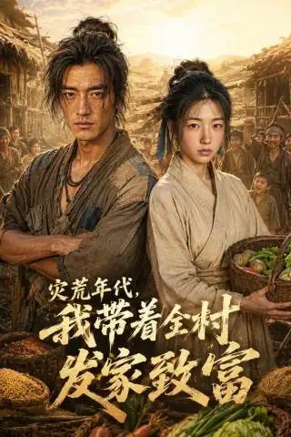 《灾荒年代，我带着全村发家致富（30集）AI短剧 (2026)》短剧封面