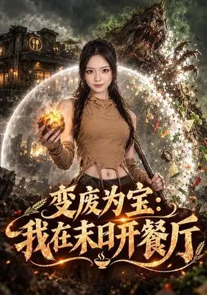 《变废为宝：我在末日开餐厅（70集）王若妍&董佳霖（夸克网盘）》短剧封面