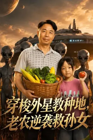 《穿梭外星教种地，老农逆袭救孙女（62集）文功厂＆范北妍（百度网盘）》短剧封面