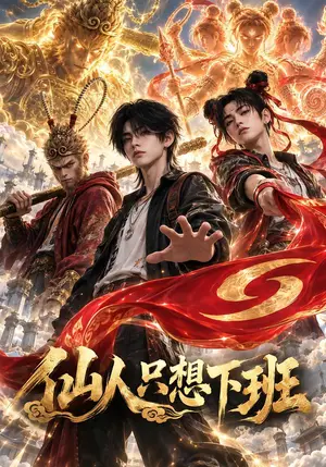 《仙人只想下班（68集）（夸克网盘）》短剧封面