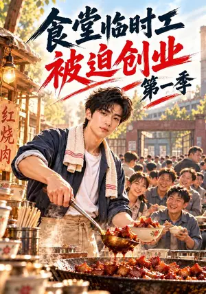 《食堂临时工，被迫创业第一季（72集）（夸克网盘）》短剧封面