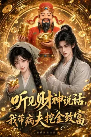 《听见财神说话，我带病夫挖金致富（125集）（夸克网盘）》短剧封面