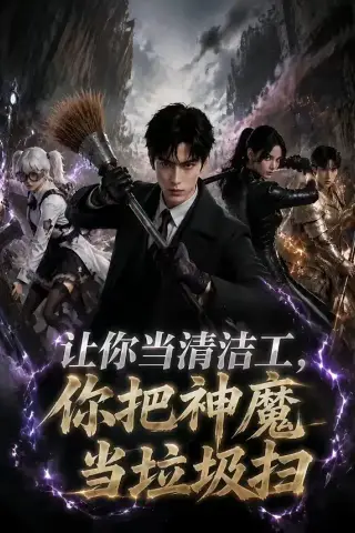 《让你当清洁工，你把神魔当垃圾扫（60集）》短剧封面