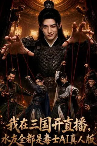《我在三国开直播，水友全都是毒士AI真人版（72集）（百度网盘）》短剧封面