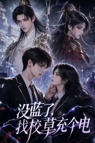 《没蓝了，找校草充个电（67集）AI短剧 (2026)》短剧封面