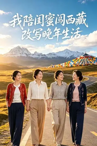 《我陪闺蜜闯西藏，改写晚年生活（60集）AI短剧 (2026)》短剧封面