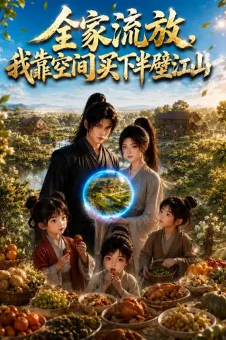 《全家流放，我靠空间买下半壁江山（70集）（夸克网盘）》短剧封面