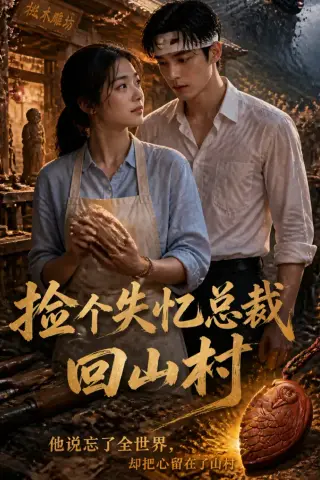 《捡个失忆总裁回山村（14集）AI短剧 (2026)》短剧封面