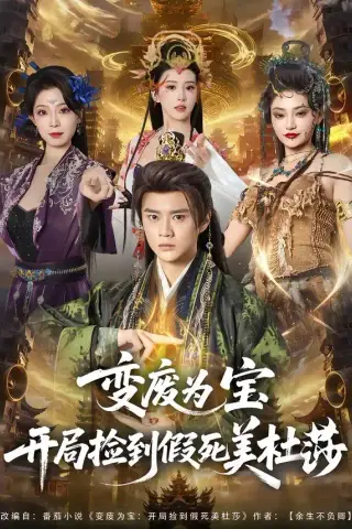 《变废为宝开局捡到假死美杜莎（84集）李旭东＆塔瓦娜（夸克网盘）》短剧封面