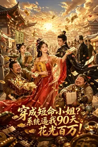 《穿成短命小姐？系统逼我90天花光百万！（3集）AI短剧 (2026)》短剧封面